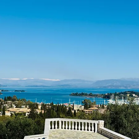Villa La Vista - 5 Bds, 2 Private Swimming Pools, Stunning Sea Views Only 10 Minutes From Corfu Town's Centre Gouvia