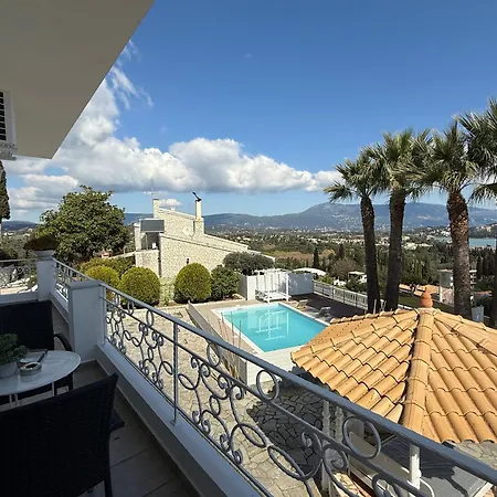 Villa La Vista - 5 Bds, 2 Private Swimming Pools, Stunning Sea Views Only 10 Minutes From Corfu Town's Centre Gouvia